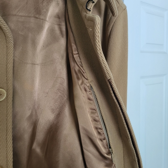Vintage Express Camel Pea Coat - Picture 3 of 7